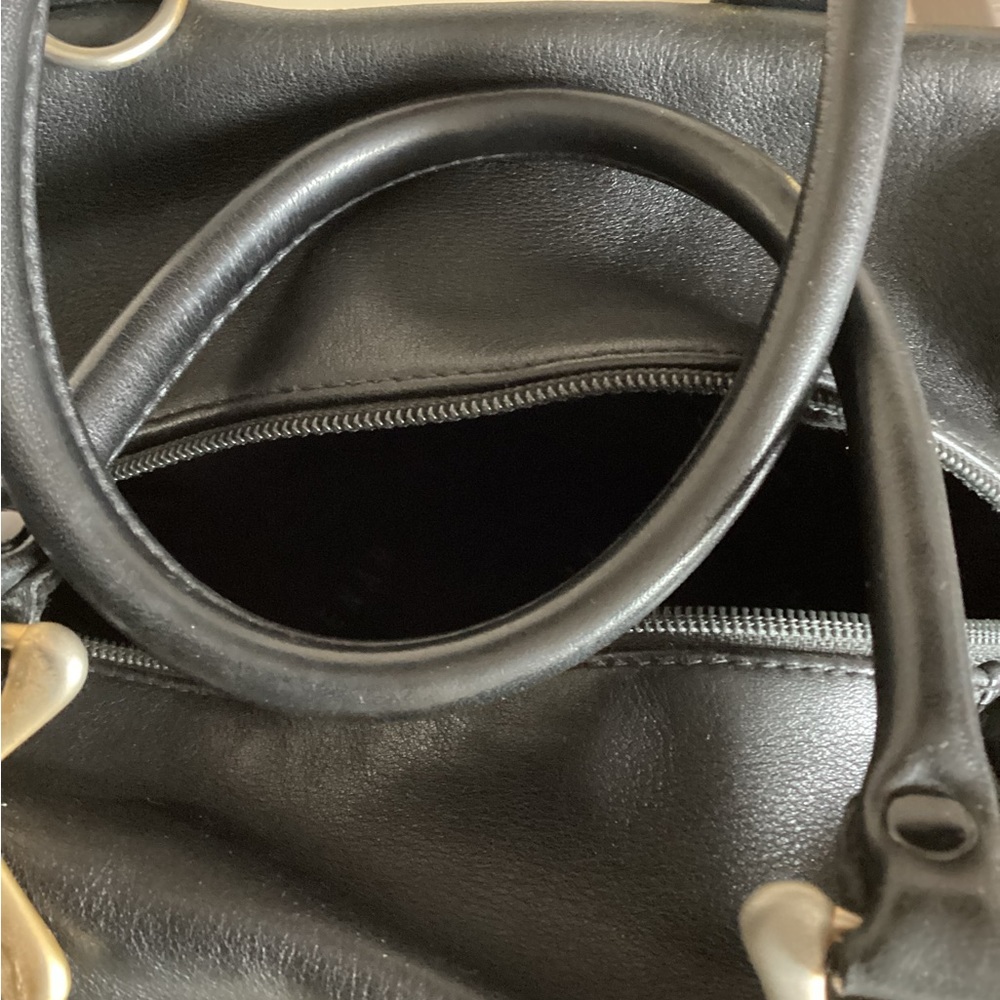 Kenar Black Mini Bag with Gold Accents RARE - Picture 3 of 7